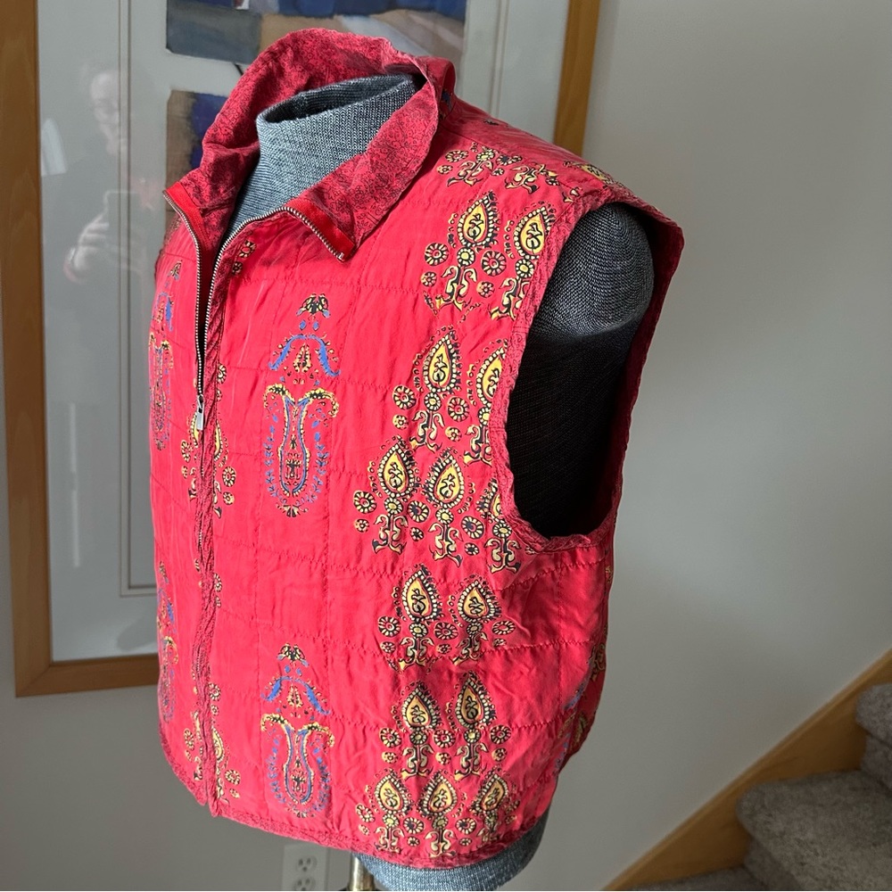 Chico’s 100% Silk Vest